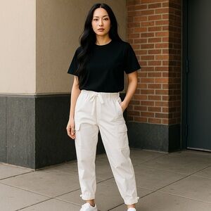 The Limited White Cargo Pants for Effortless Style NWOT